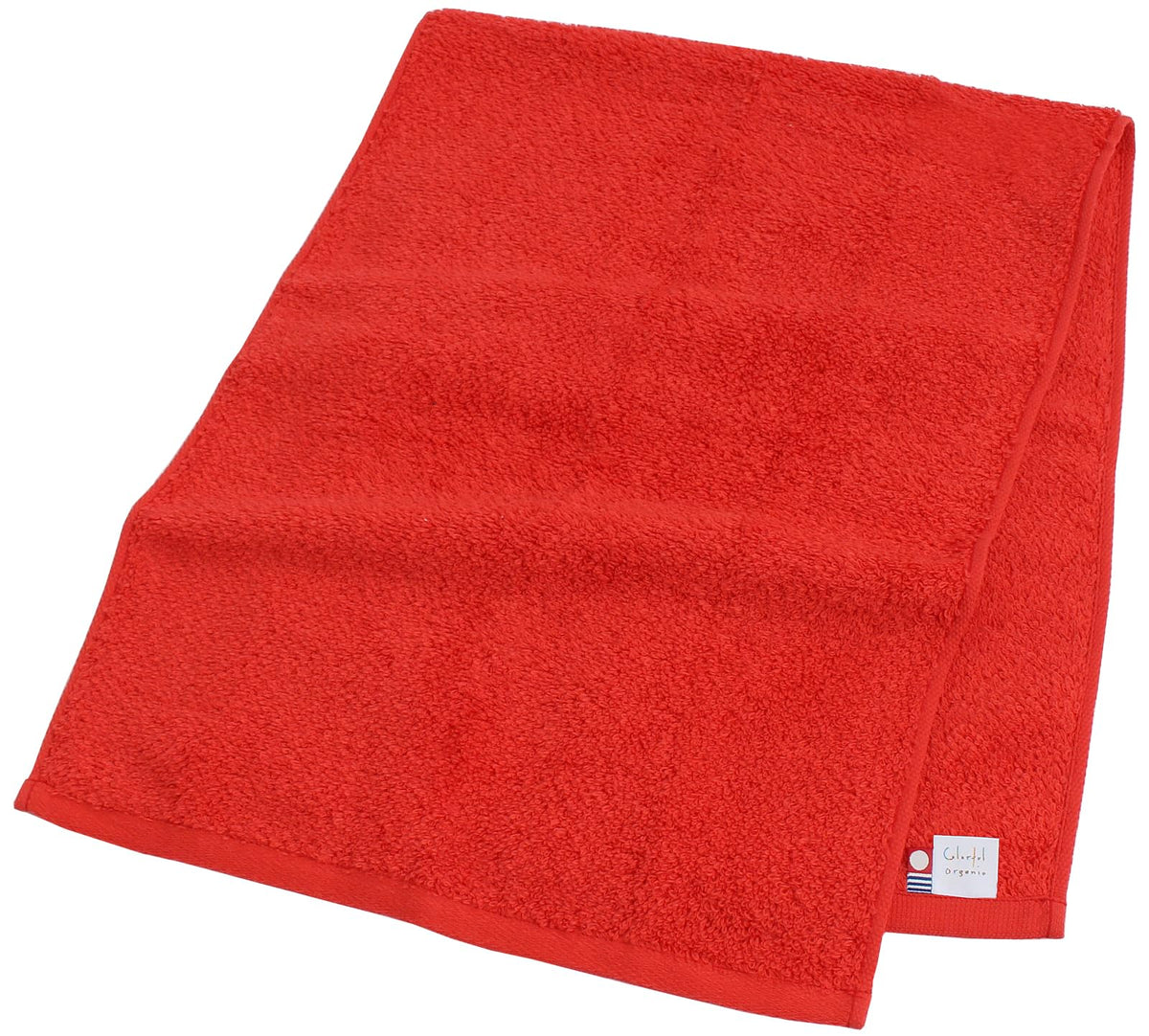 Hondataoru Face Towel Red 33x86cm Highly Absorbent Soft and Fluffy