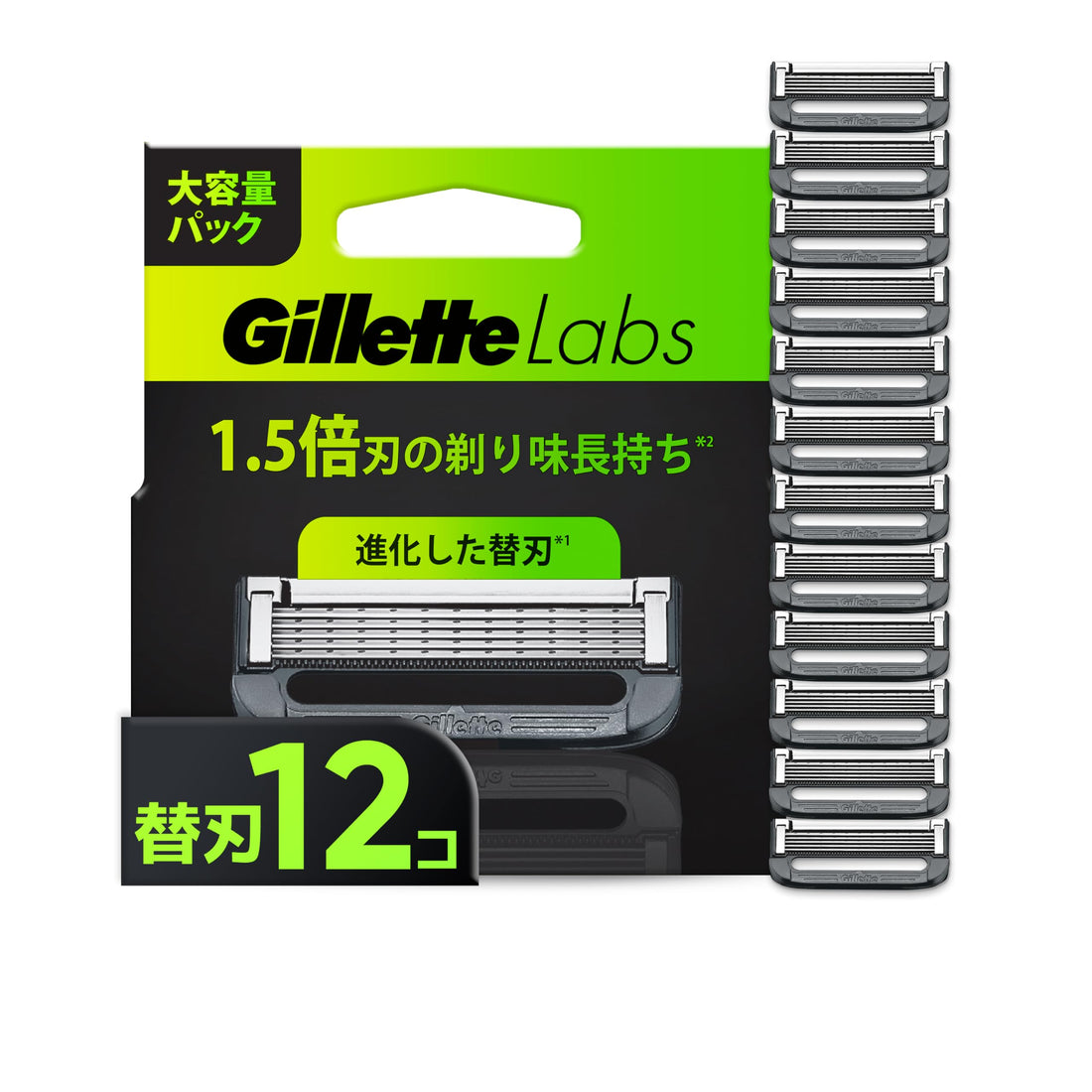 Gillette Razor Blades for Men 12 Count with Deep Shave Technology