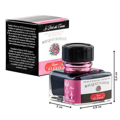 Jacques Herbin Traditional Ink 30ml Antique Bouquet for Fountain Pens
