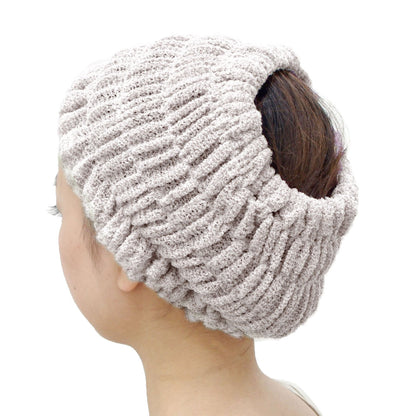 OKA Epi Quick-Dry Bath Hair Turban Brown Free Size