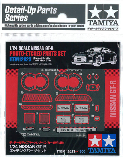 TAMIYA 1/24 Scale Nissan GT-R Etching Parts Set for Model Kits