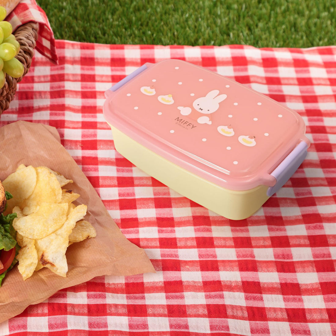 Kutsuwa Miffy Kids Lunch Box 500ml with Secure Seal