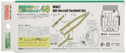 FineMolds 1/48 UK Air Force Seat Belt Model Kit Parts