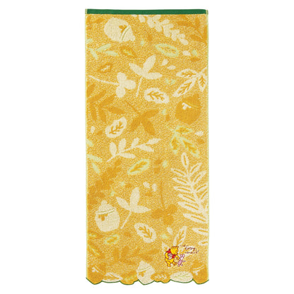 Marushin Disney Pooh Bear Face Towel Natural Honey 34x80cm