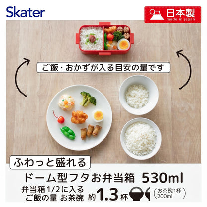 Skater Lunch Box with Monster Ball Design 530ml for Kids