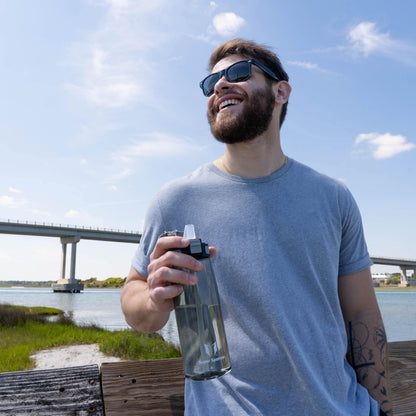 Super Sparrow Water Bottle 500ml BPA-Free with Straw