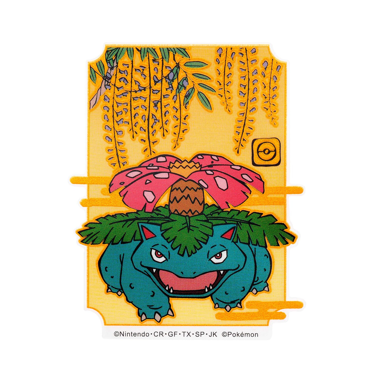 Suncrest Mobile Sticker Japanese Pattern Fushigibana MS-PM15