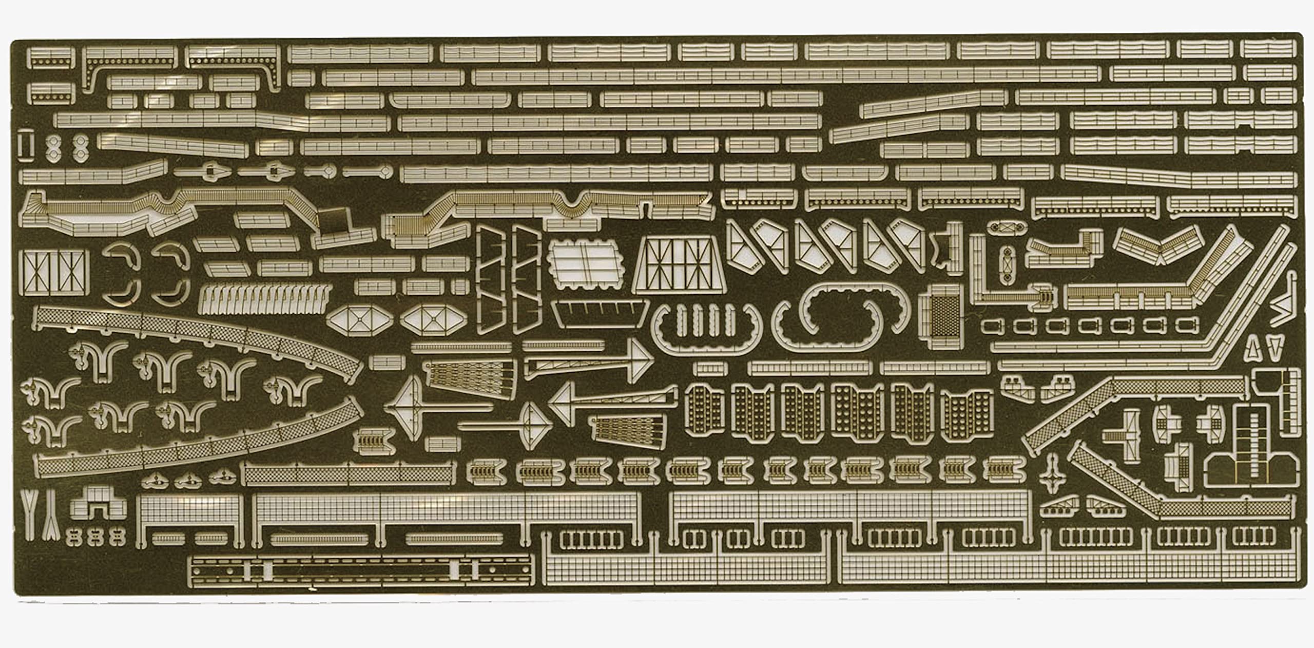 FUJIMI 1/700 Scale Model Upgrade Parts for Japanese Aircraft Carrier Kaga