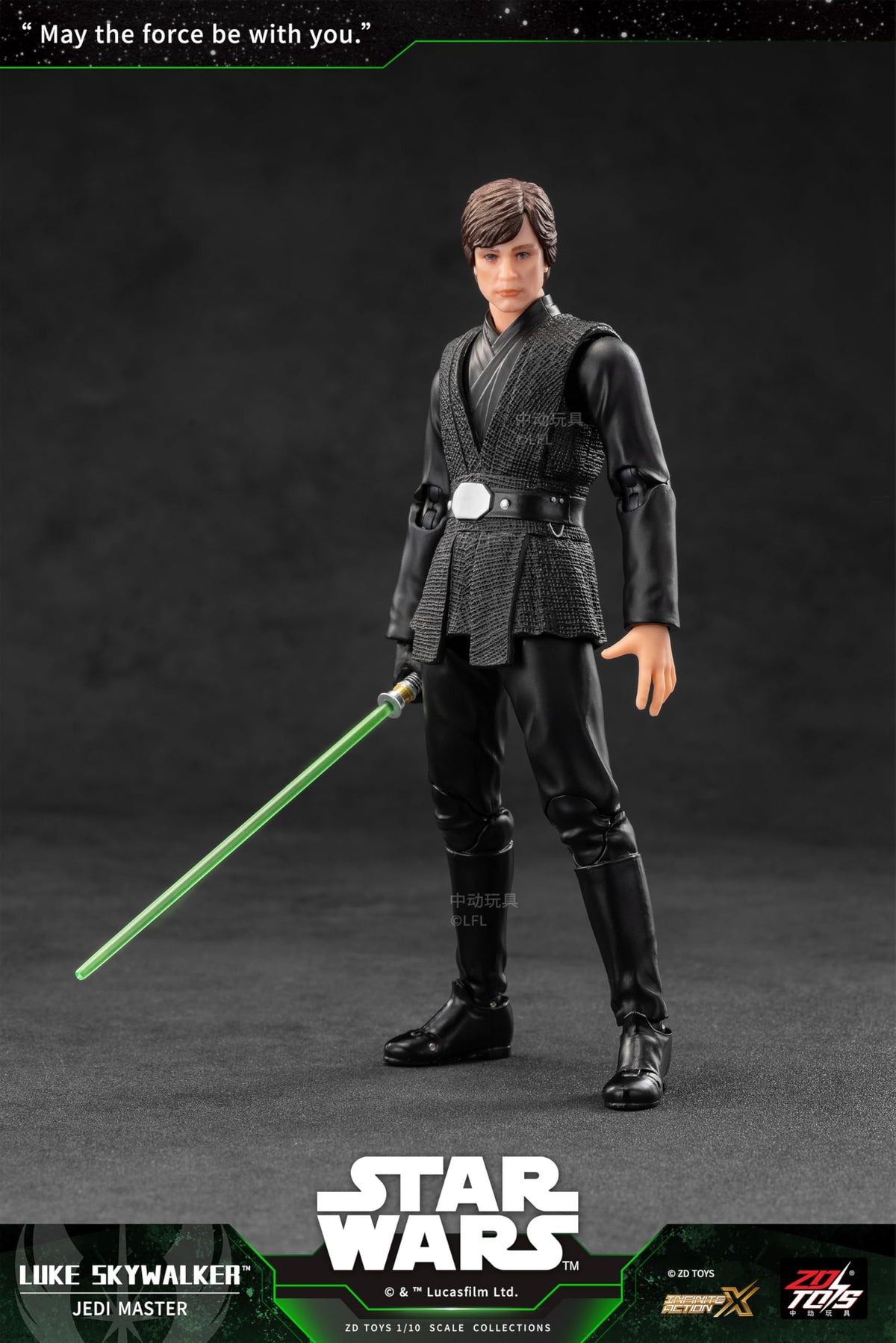 Zdtoys Luke Skywalker Action Figure PVC Model 1/12 Scale Collectible