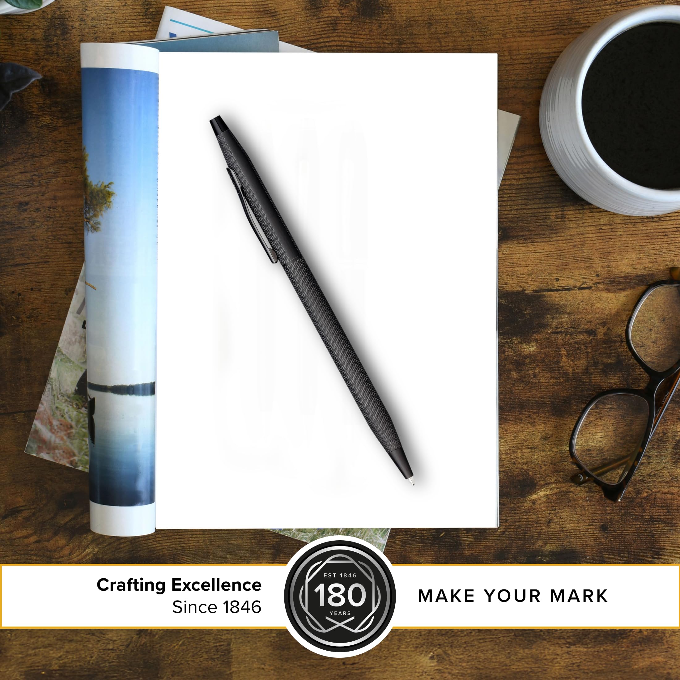 Cross Classic Century Blush Black Ballpoint Pen Premium Gift Box