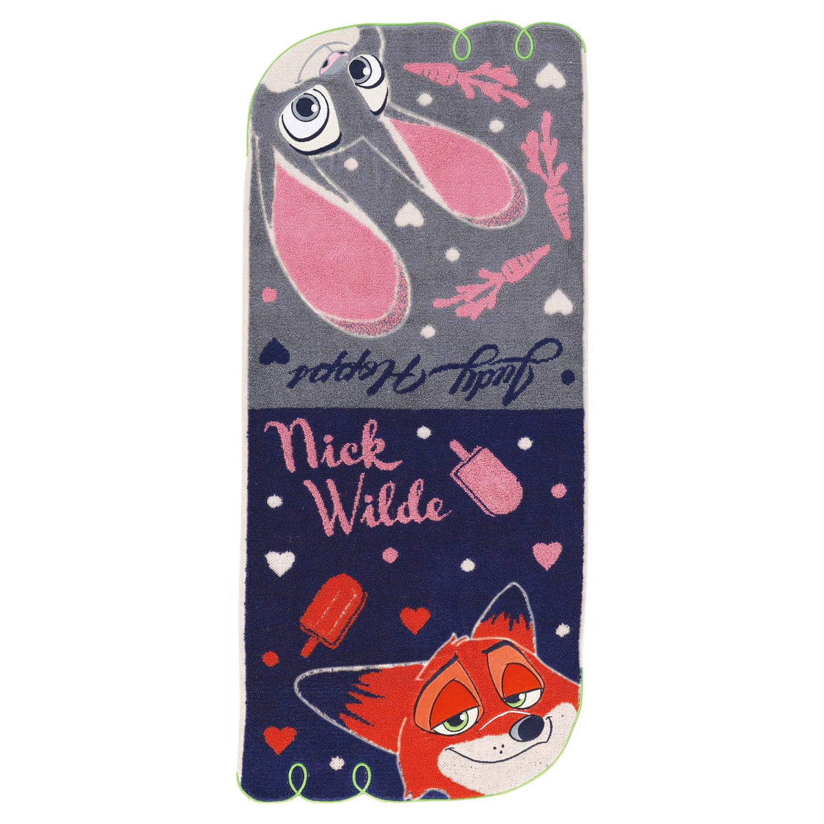 Marushin Face Towel Zootopia Hearty Carrot Soft and Absorbent