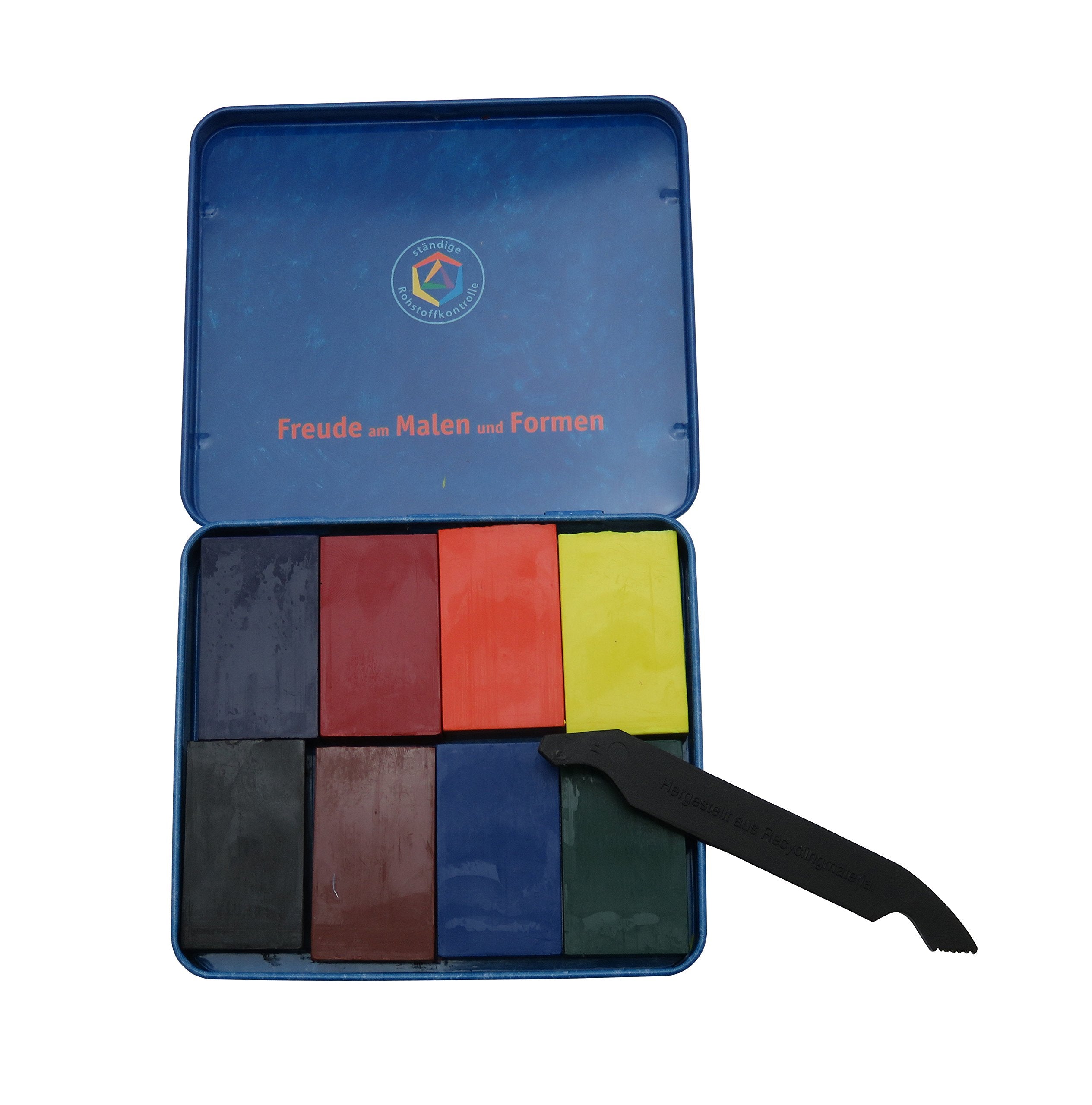 STOCKMAR Beeswax Block Crayons 8 Color Set for Creative Art