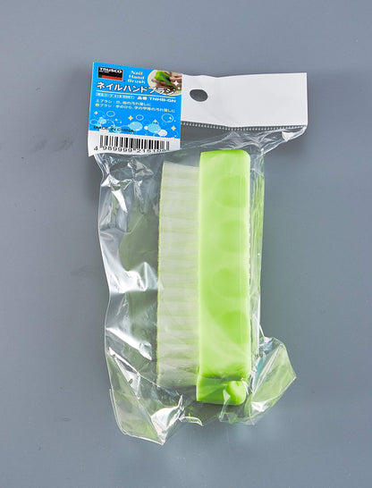 TRUSCO Nail Hand Brush Green Ergonomic Design for Easy Use