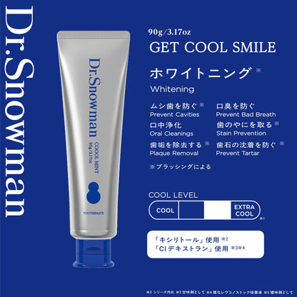 LOTTE Dr.Playful Toothpaste Dr.Snowman Cool Mint 100g