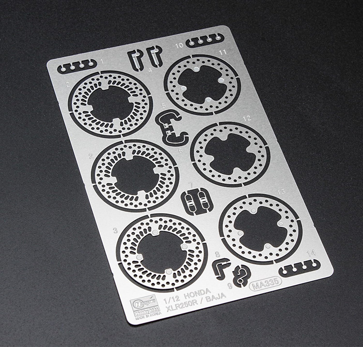 Hasegawa 1/12 Honda XLR250R XLR BAJA Etched Parts for Model Kits