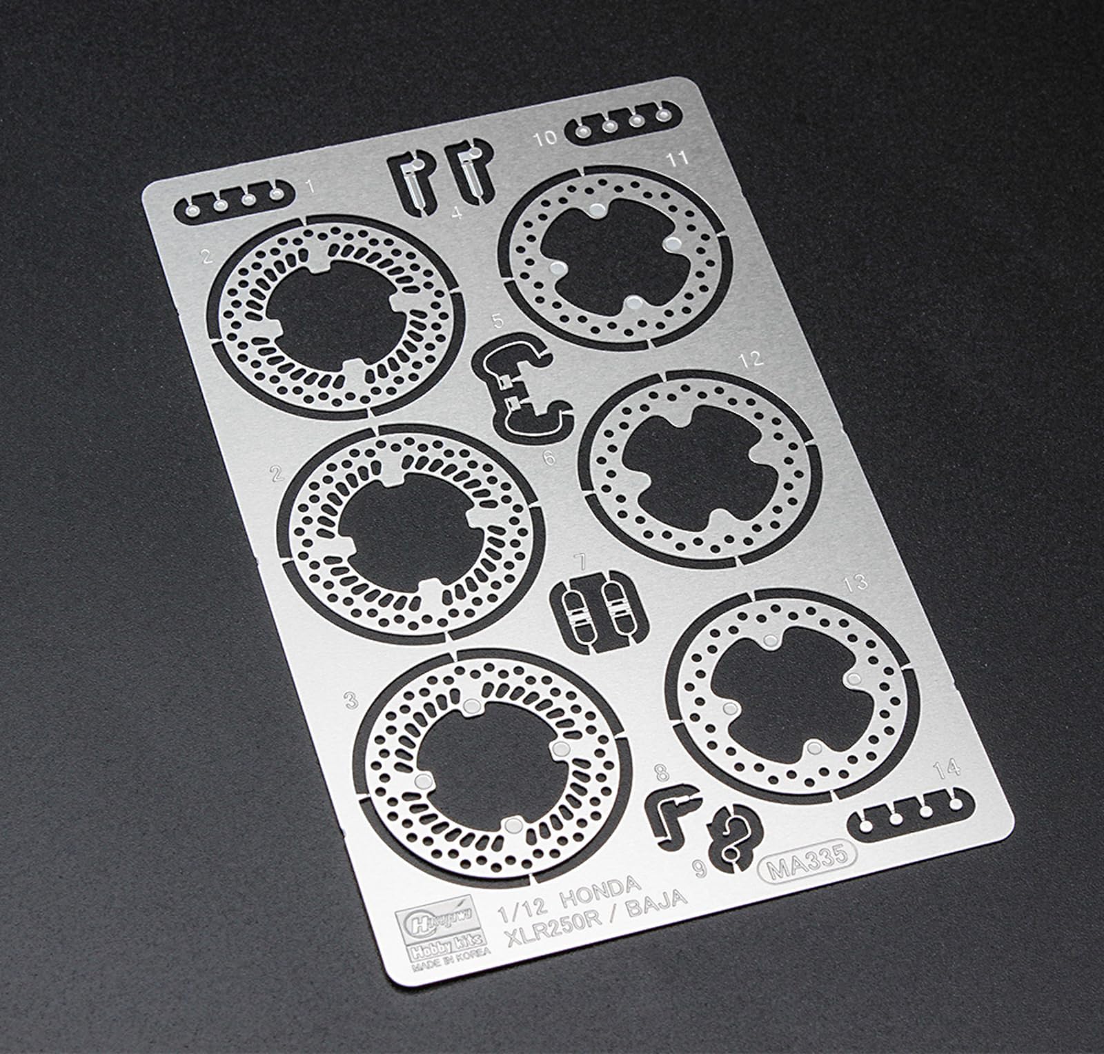 Hasegawa 1/12 Honda XLR250R XLR BAJA Etched Parts for Model Kits