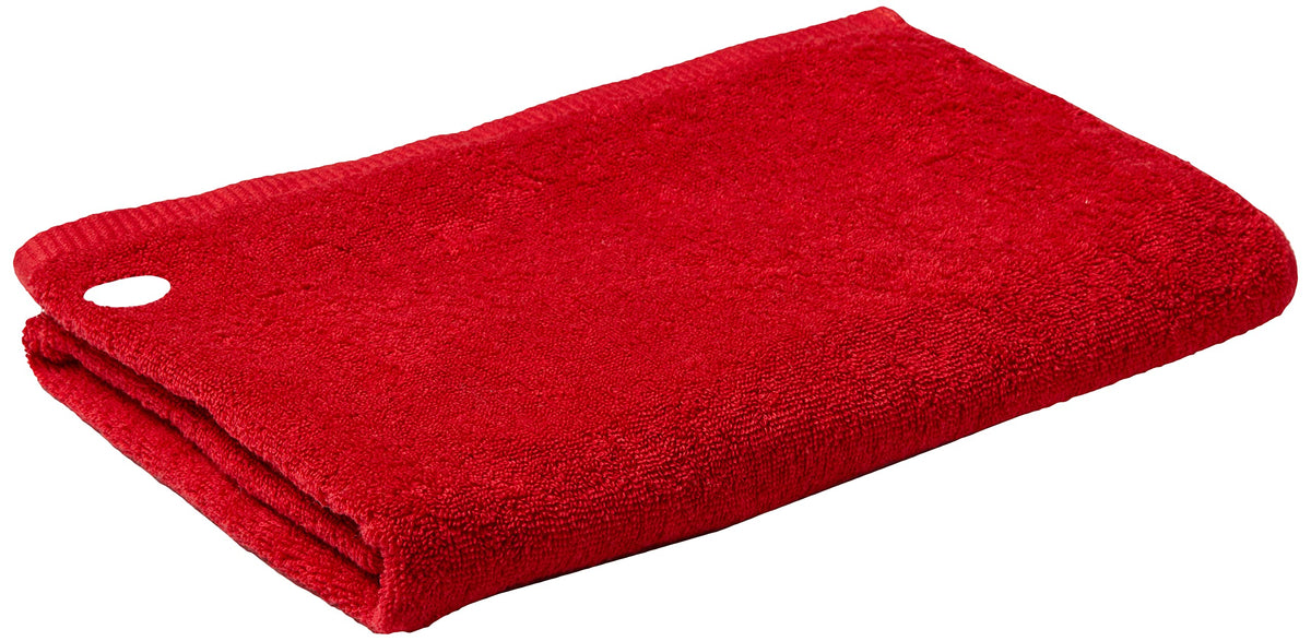 Marushin Sports Towel with Major Patch Red 34x110cm