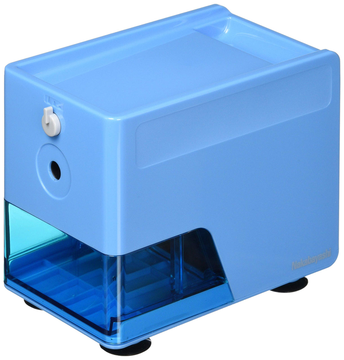 Nakabayashi Electric Pencil Sharpener Slim Tray Type Blue