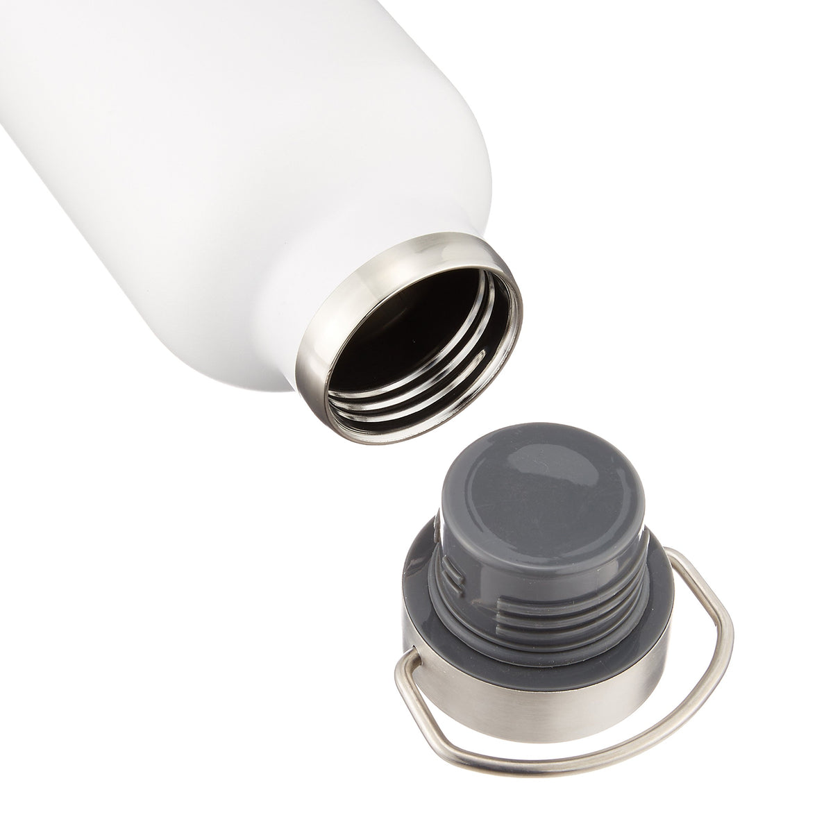 CAPTAIN STAG Sports Bottle Vacuum Insulated 1000ml White