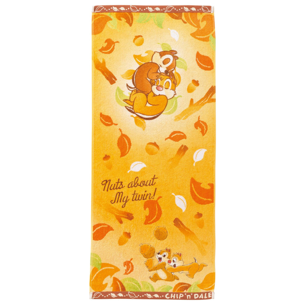 Marushin Disney Chip and Dale Face Towel Soft Cotton Embroidery
