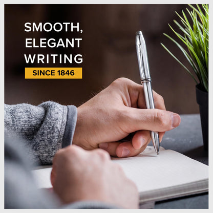 Cross Townsend Chrome Ballpoint Pen for Elegant Writing
