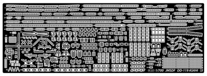PIT-ROAD 1/700 Scale Upgrade Parts Set for DD-119 Asahi Class Model