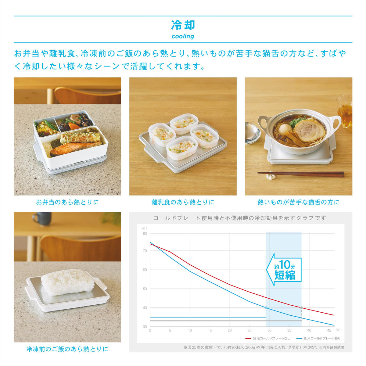 Miyoshi Seisakusho Gel-Cool Rapid Cooling Plate for Bento