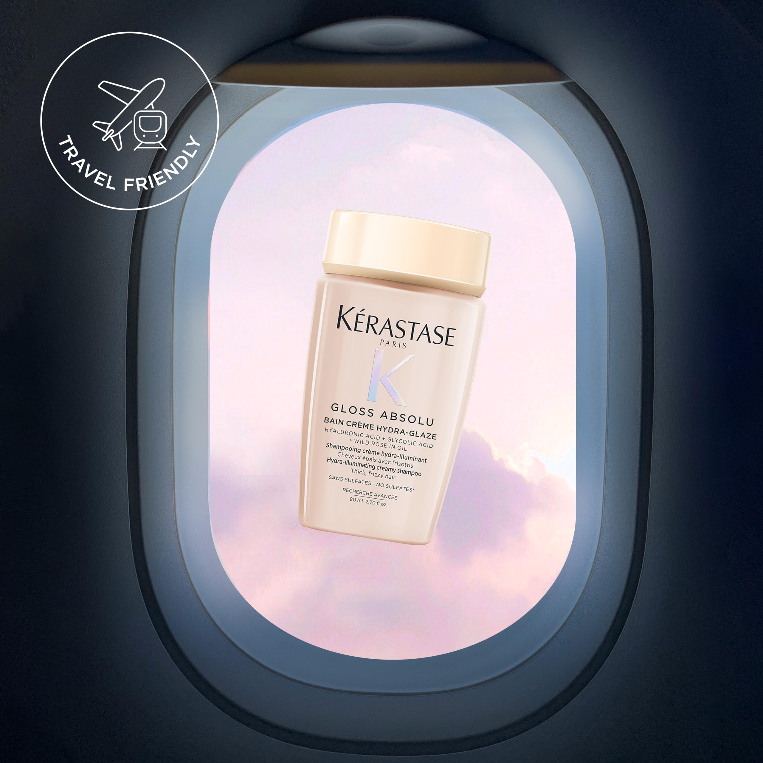 KÉRASTASE Gloss Absolu Shampoo Mini Size 80mL for Glossy Hair