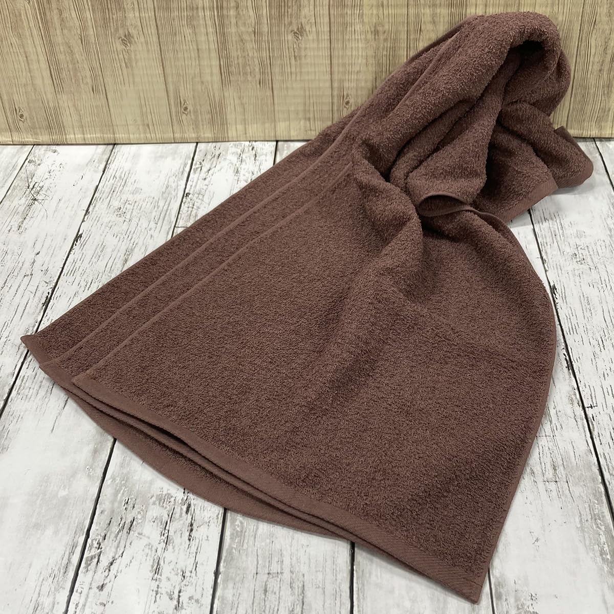 IMAMURA Face Towel Set Brown 2-Pack Made in Japan 34x85cm
