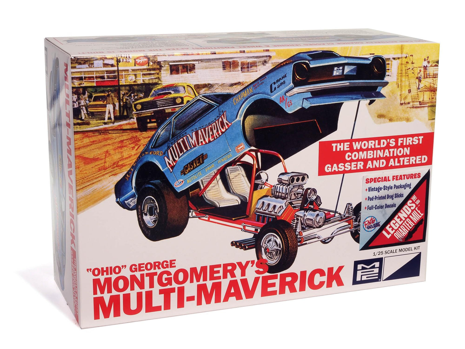 MPC 1/25 Ohio George Montgomery Multi Maverick Fun Car Model Kit