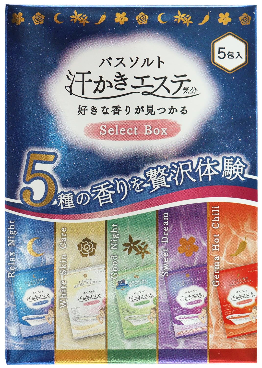 Max Sweat Spa Experience Select Box with 5 Packs