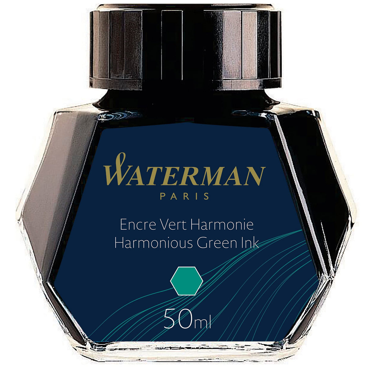 WATERMAN Green Bottle Ink 50ml for Smooth Writing Experience