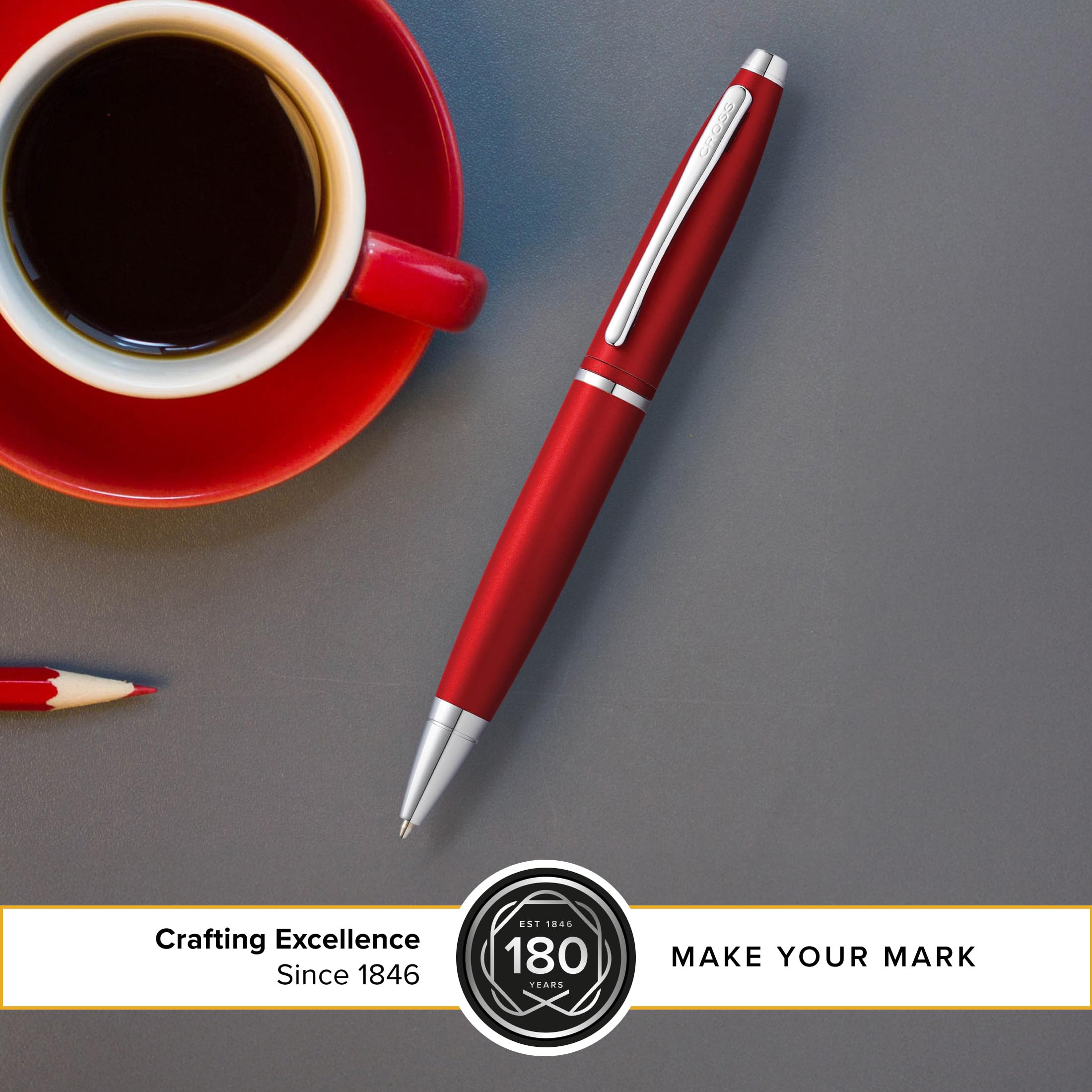 Cross Rollerball Pen Red AT0112-19 for Smooth Writing Experience