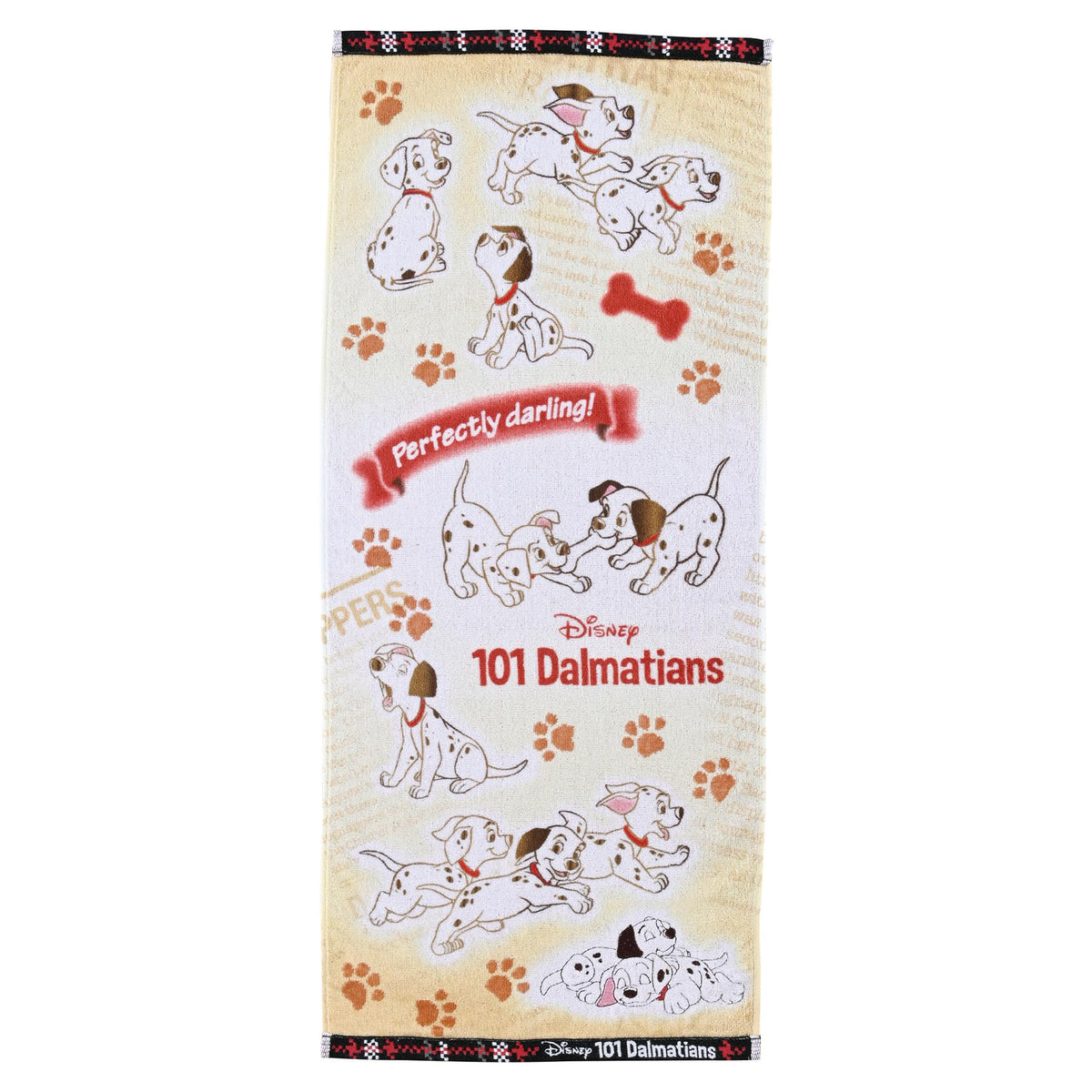 Marushin Disney 101 Dalmatians Face Towel with Embroidery