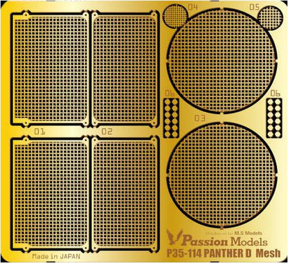 Passion Models Panther D Type Etching Value Set Model Kit Parts