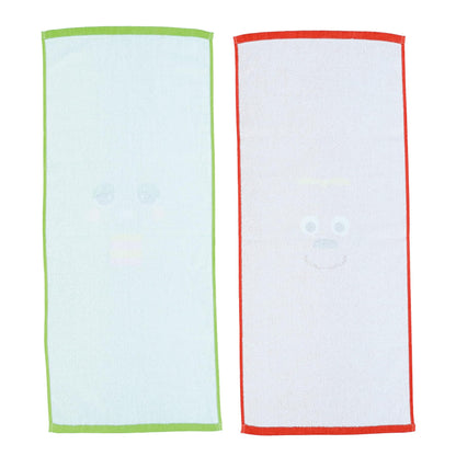 Marushin Face Towel Set with Antibacterial Features 100% Cotton