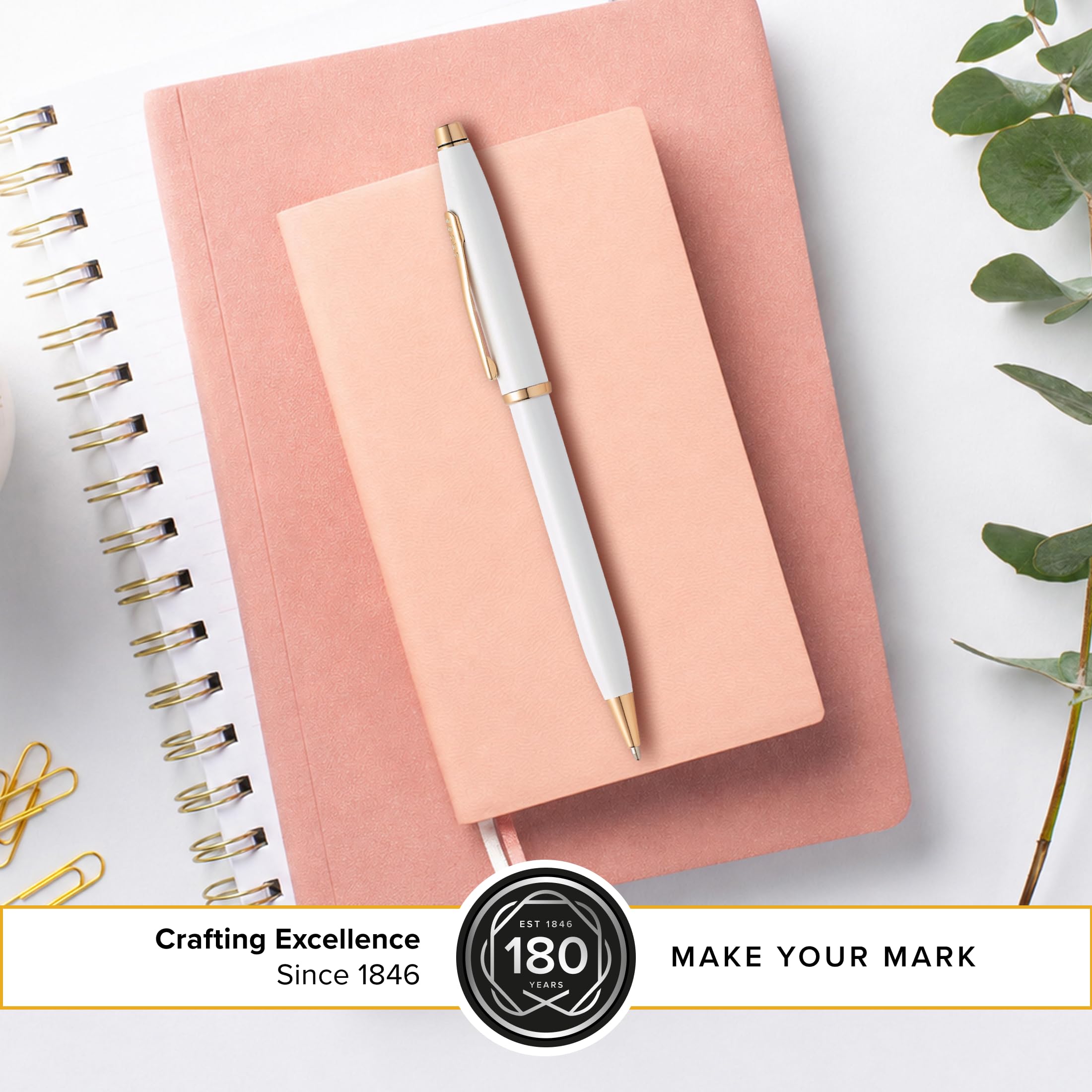 Cross Century II Pearl White Premium Gift Box Luxury Ballpoint Pen