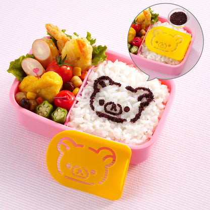 OSK Rilakkuma Furikake Plate Set 3-Piece