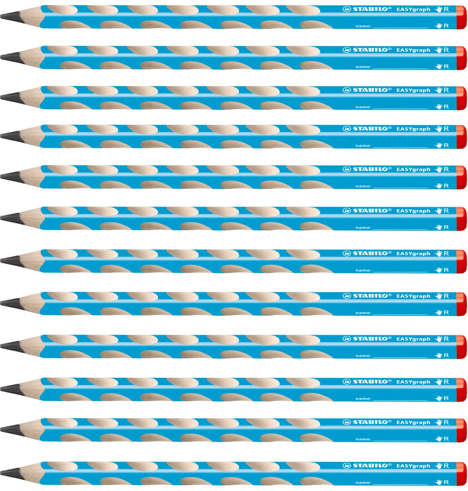 STABILO EasyGraph HB Learning Pencil for Right-Handed Kids Blue