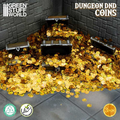Green Stuff World Dungeon DnD Coin Miniature Accessory Set