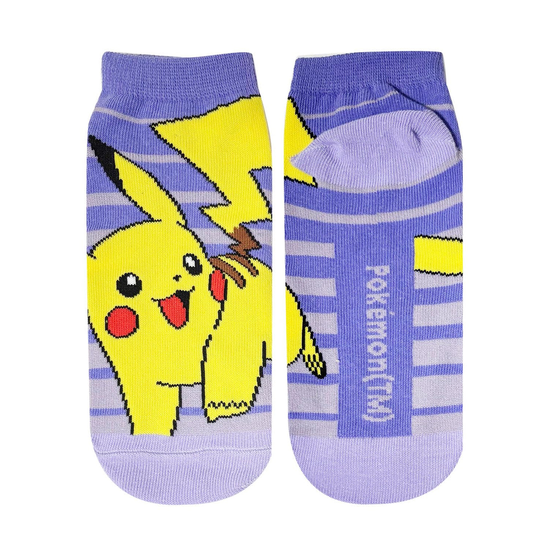 Small Planet Pokemon Character Socks Pikachu Striped Design