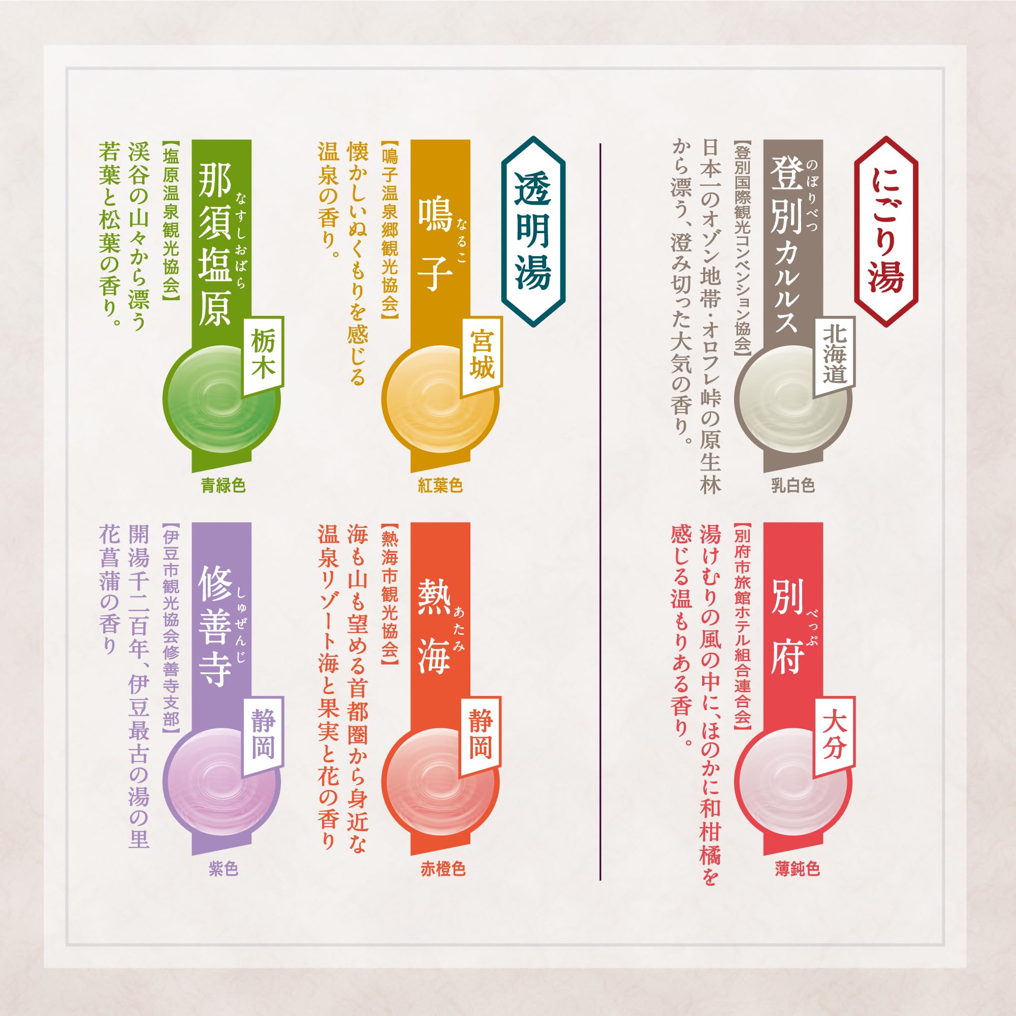 Nipponnomeitou Japanese Bath Soak Pack 30g x 12 for Relaxation