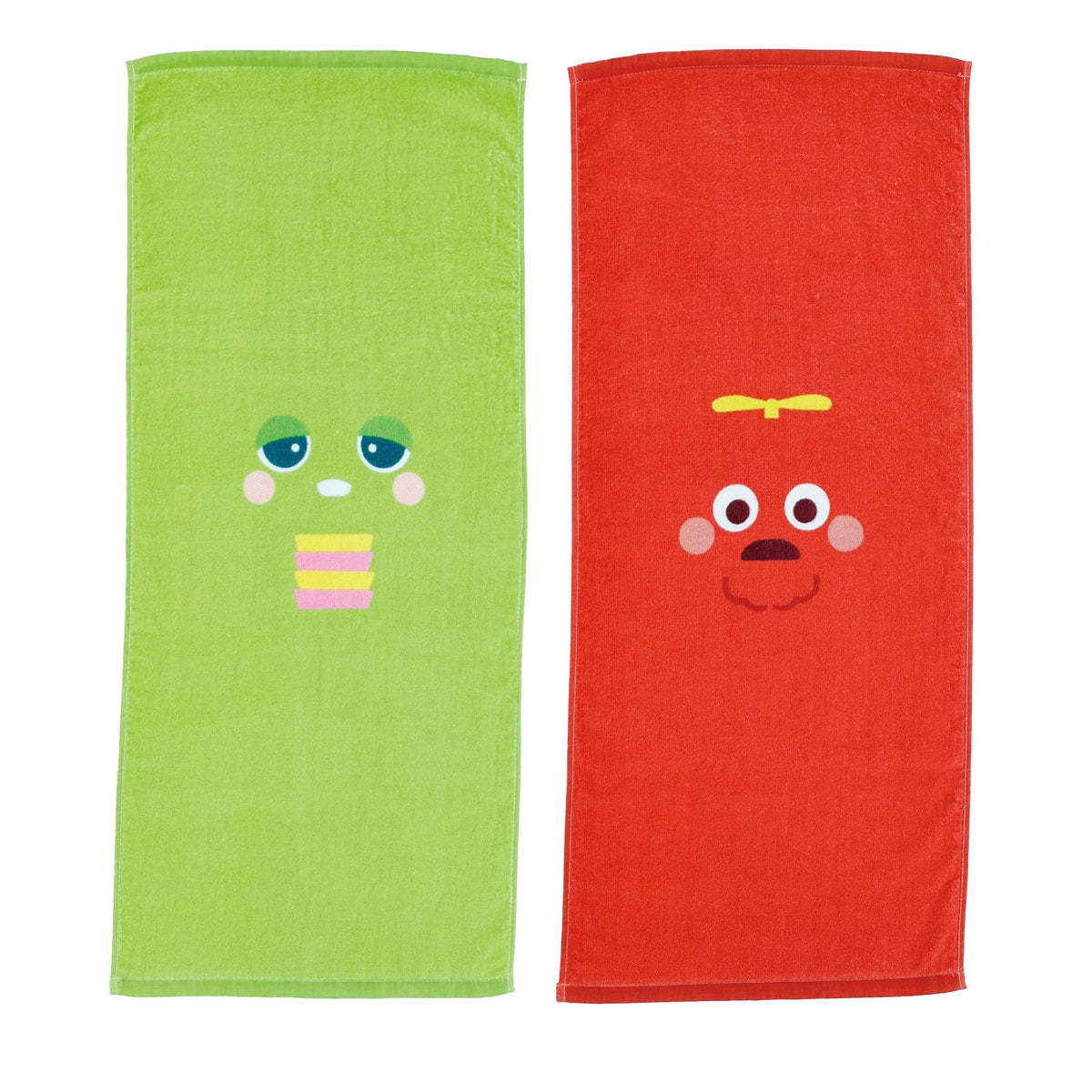 Marushin Face Towel Set with Antibacterial Features 100% Cotton