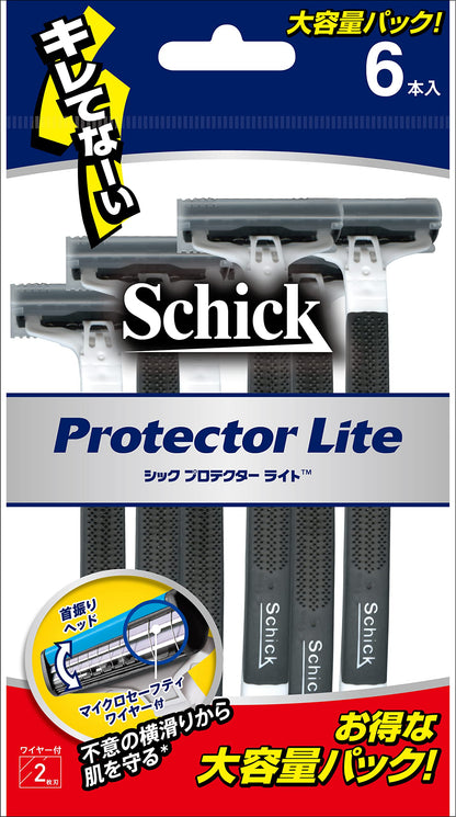 Schick Protector Light Disposable Razors 6 Count
