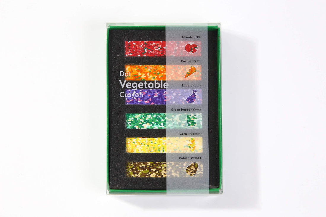 Aozora Dot Vegetable Crayons for Creative Art Fun