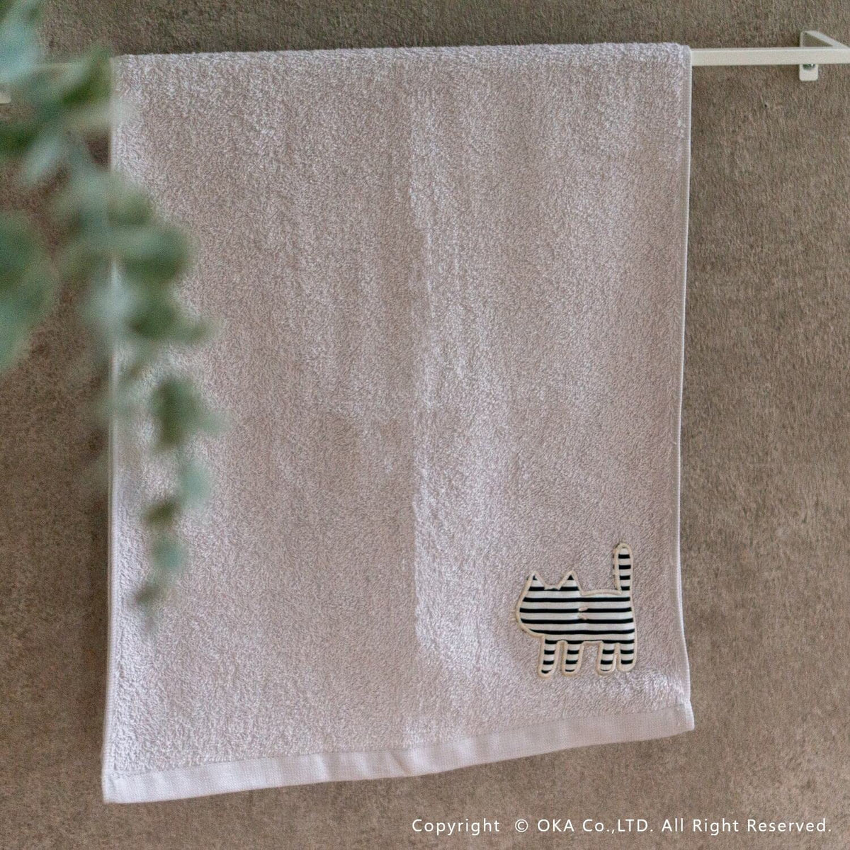 OKA Uchinoko Towel 33x80 for Gentle Care