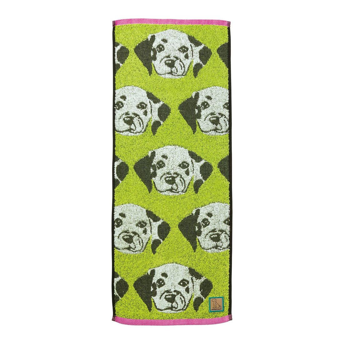 Marushin Face Towel Wonderful Peace Love Eyes Dalmatian Cotton 100%