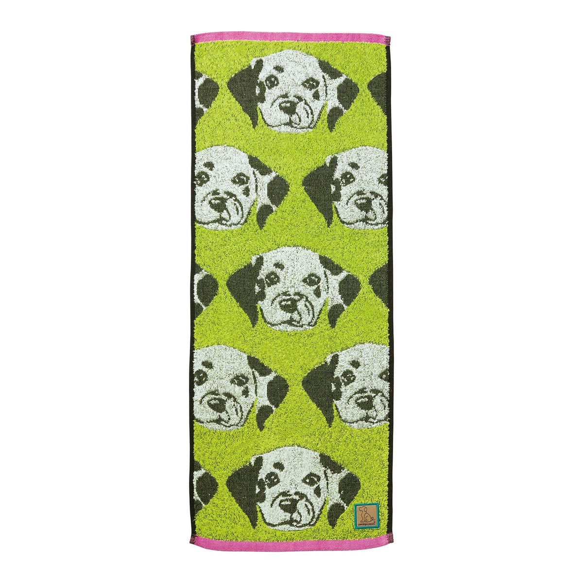 Marushin Face Towel Wonderful Peace Love Eyes Dalmatian Cotton 100%