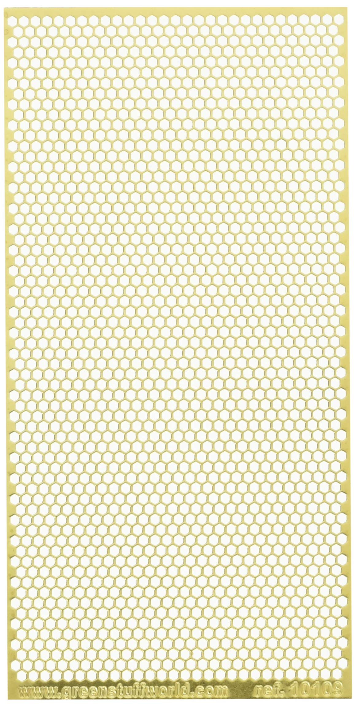 Green Stuff World Etching Mesh Plate 1mm Hexagon Model Parts