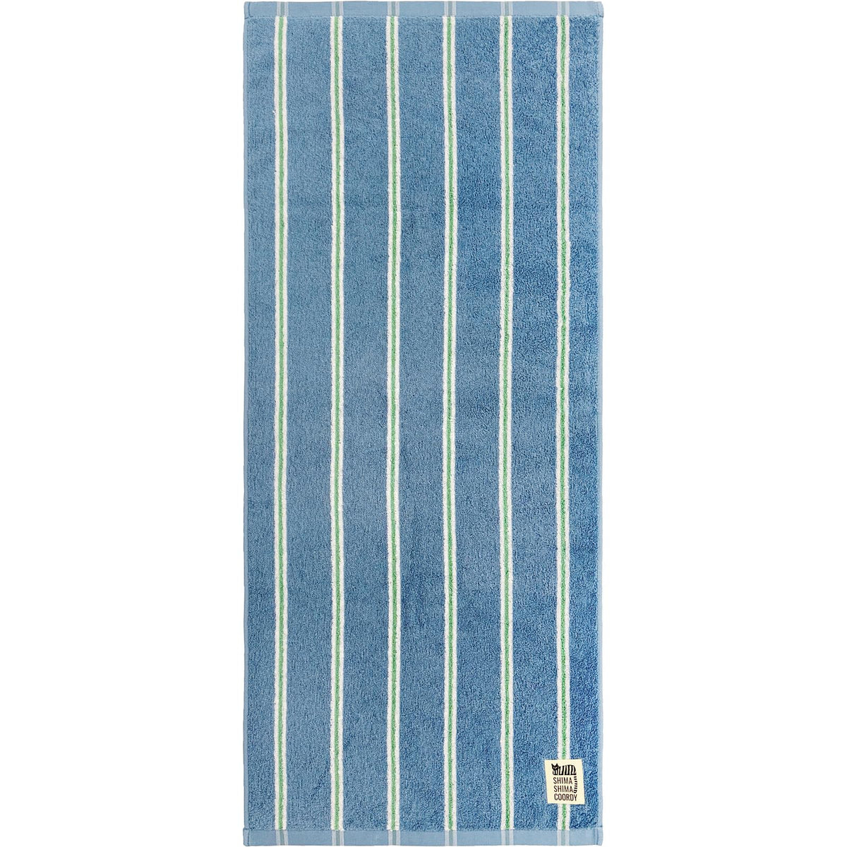 Hayashi Face Towel Striped Blue 34x80cm for Daily Use